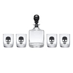 Vintro Halloween Skeleton 5-Piece Whiskey Set