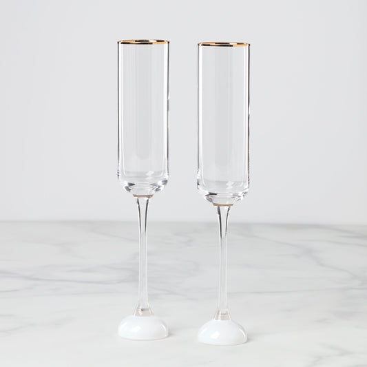 Happily Ever After Toasting Flutes, Set of 2