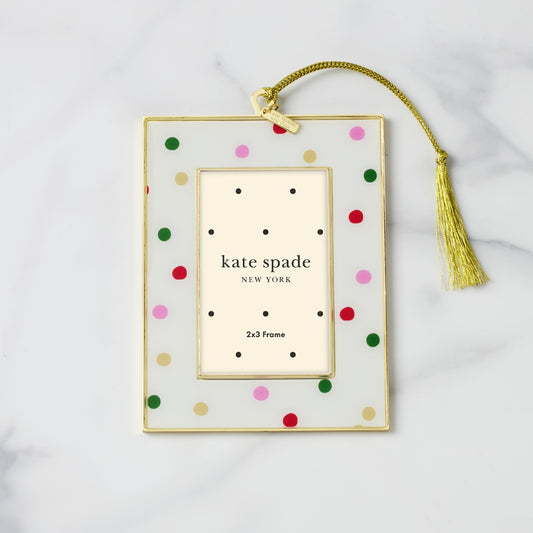 Be Jolly Dot Mini Photo Frame Ornament