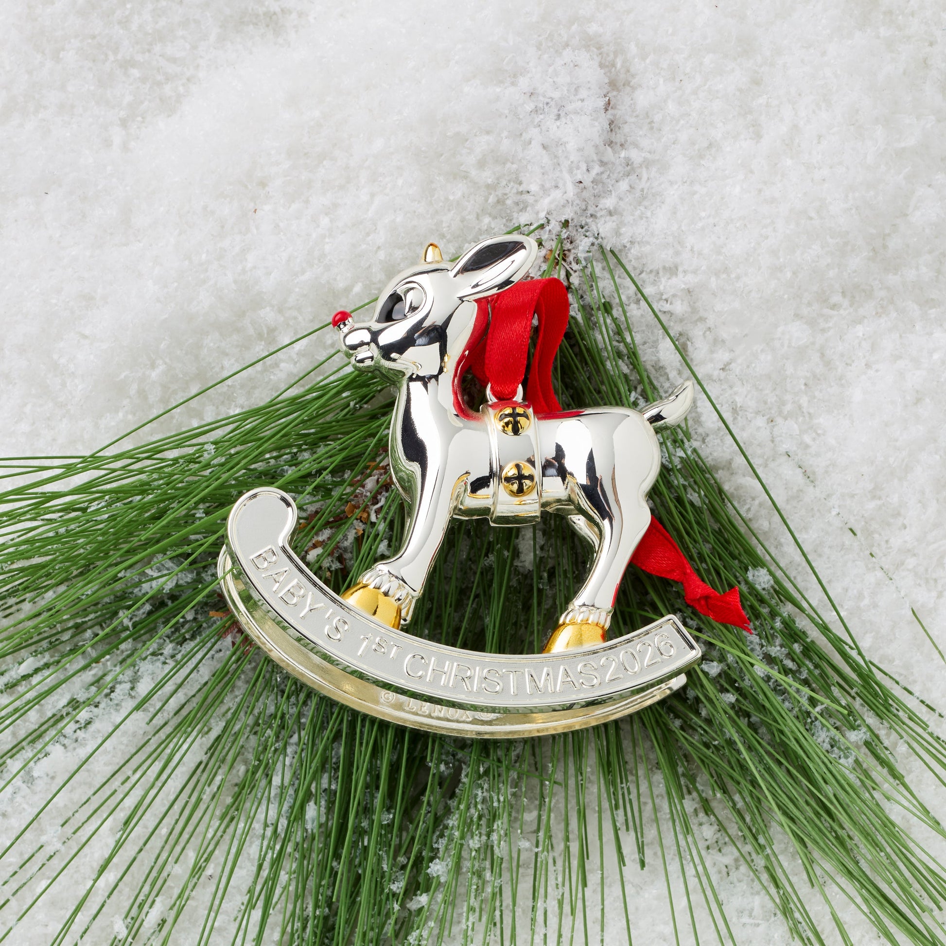 2026 Baby's 1st Christmas Rudolph Ornament