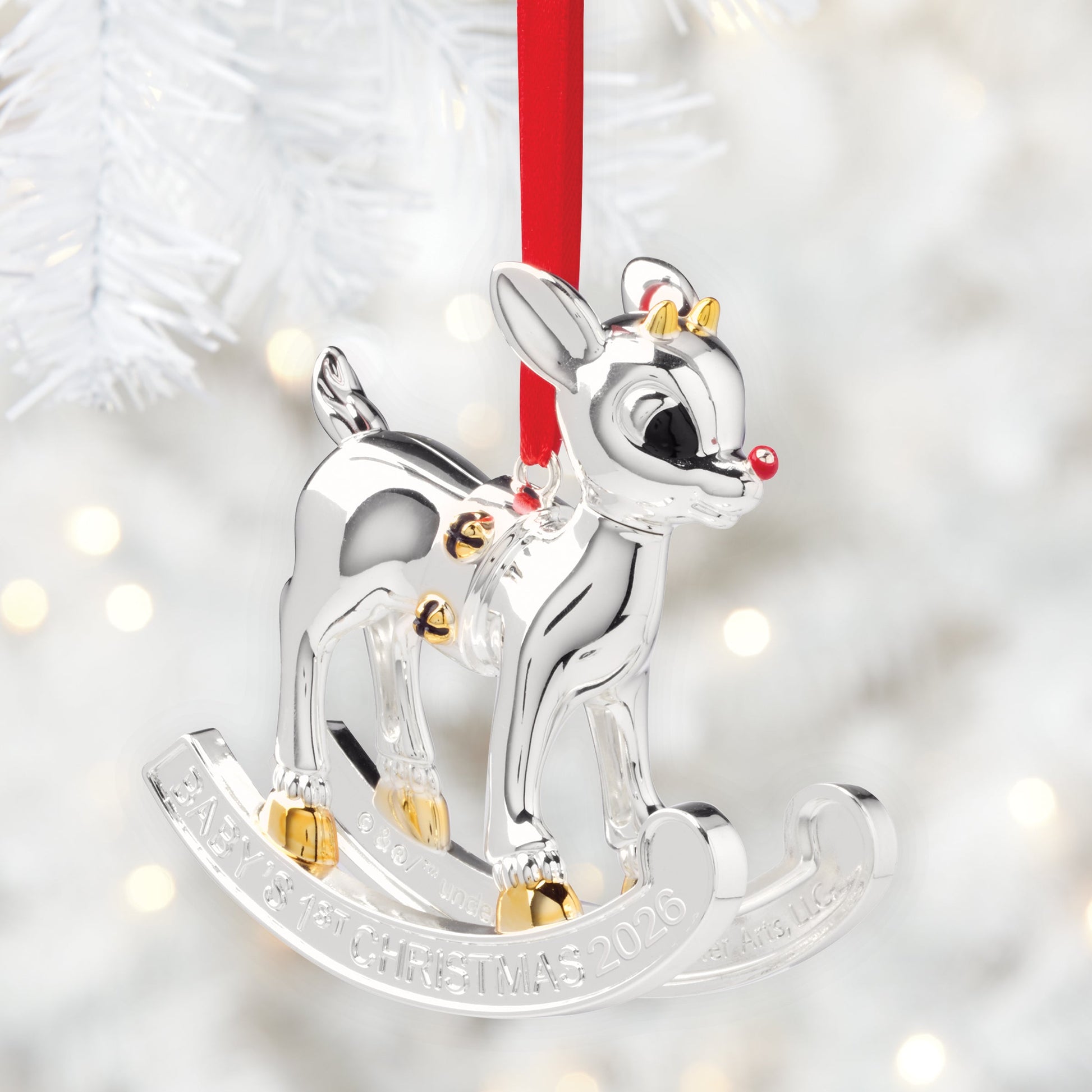 2026 Baby's 1st Christmas Rudolph Ornament