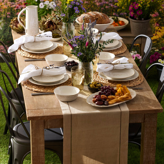 Homespun 12-Piece Dinnerware Set