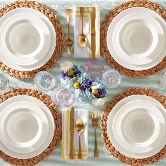 Studio 1414 Rimmed 16-Piece Dinnerware Set