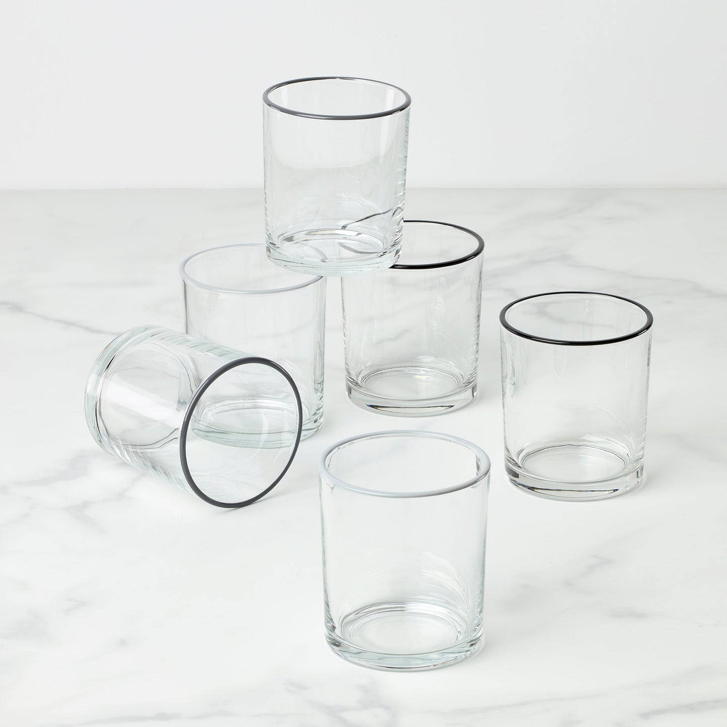 24 Seven Pumice Medium Tumblers, Set of 6