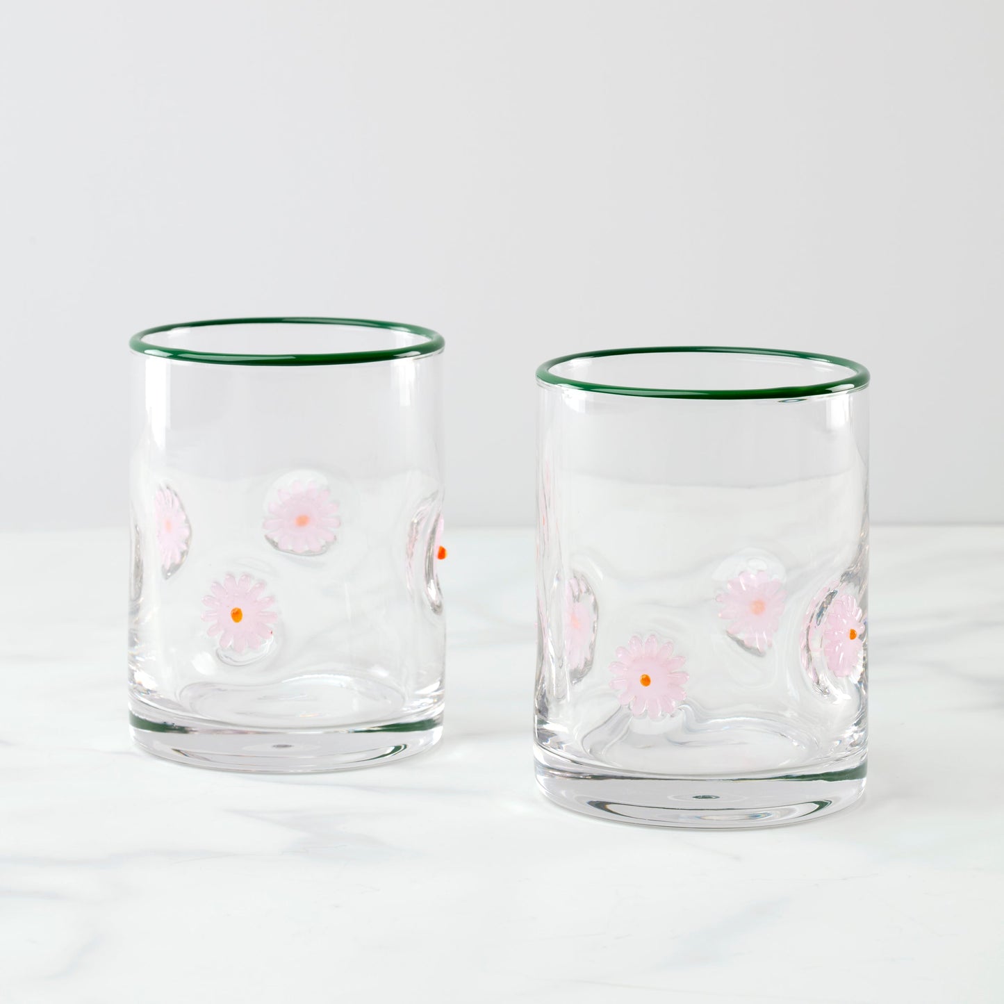 24 Seven Flower Tumbler, Set of 2