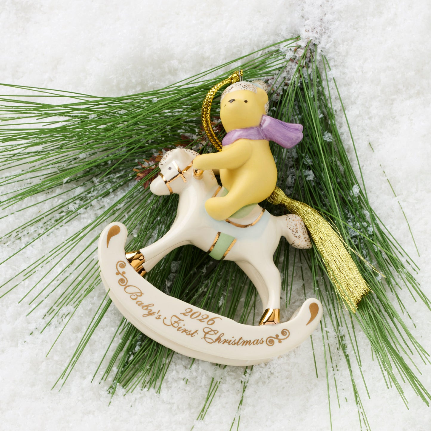 2026 Winnie The Pooh Babys 1st Christmas Ornament