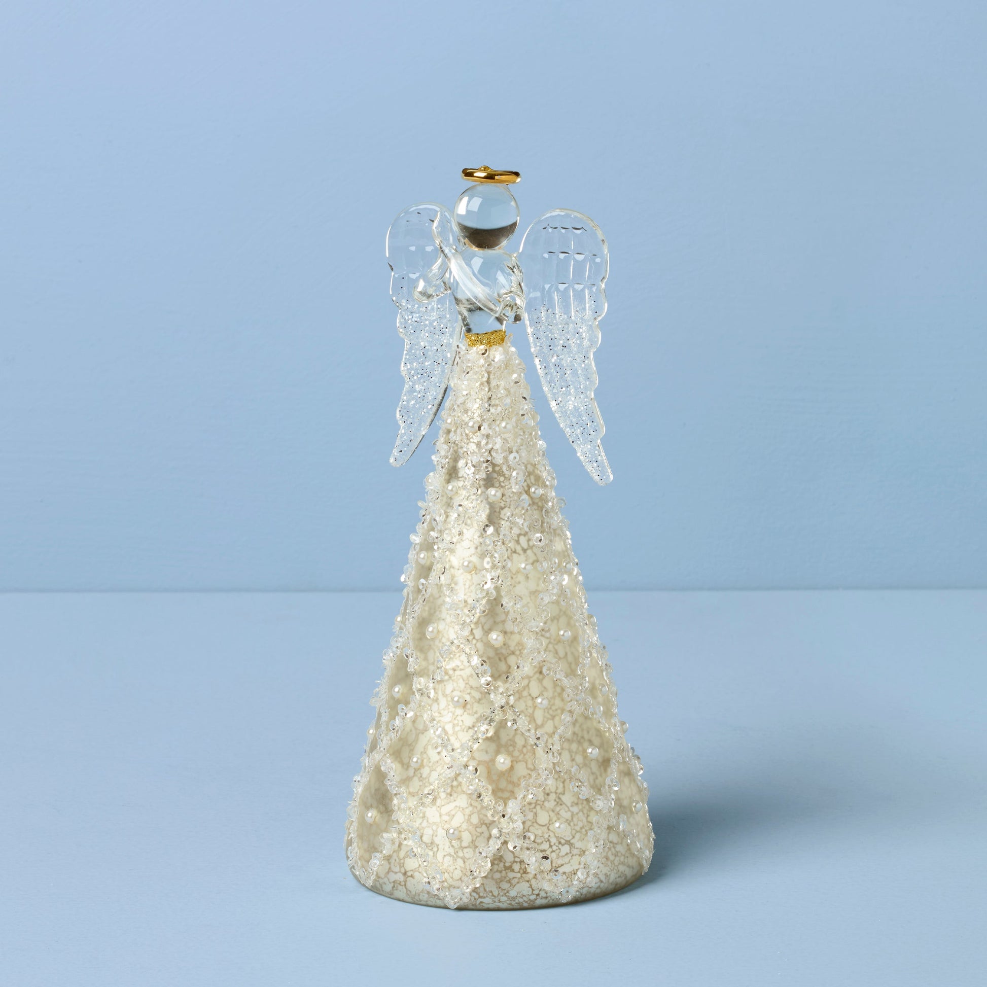 Radiant Light Lit Angel Figurine