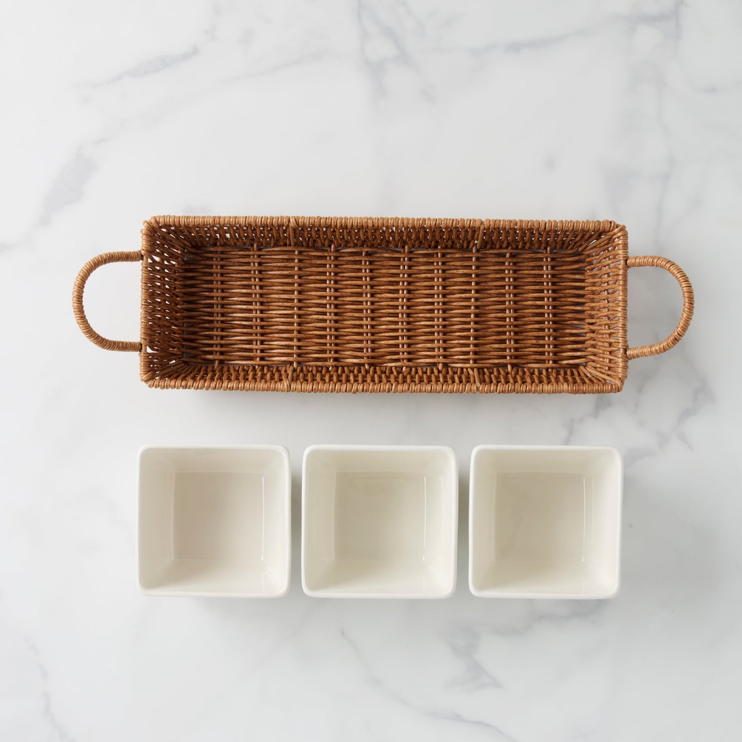 Willow & White, 4-Piece Serving Set