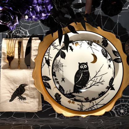 Haunted Halloween Dinner Plates, Set of 4