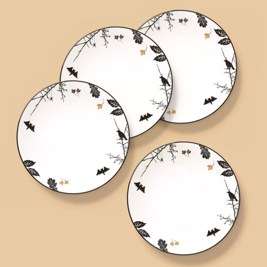 Haunted Halloween Dinner Plates, Set of 4
