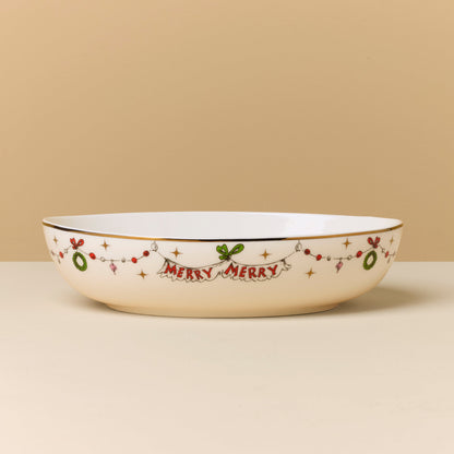 Merry Grinchmas Oval Serving Bowl