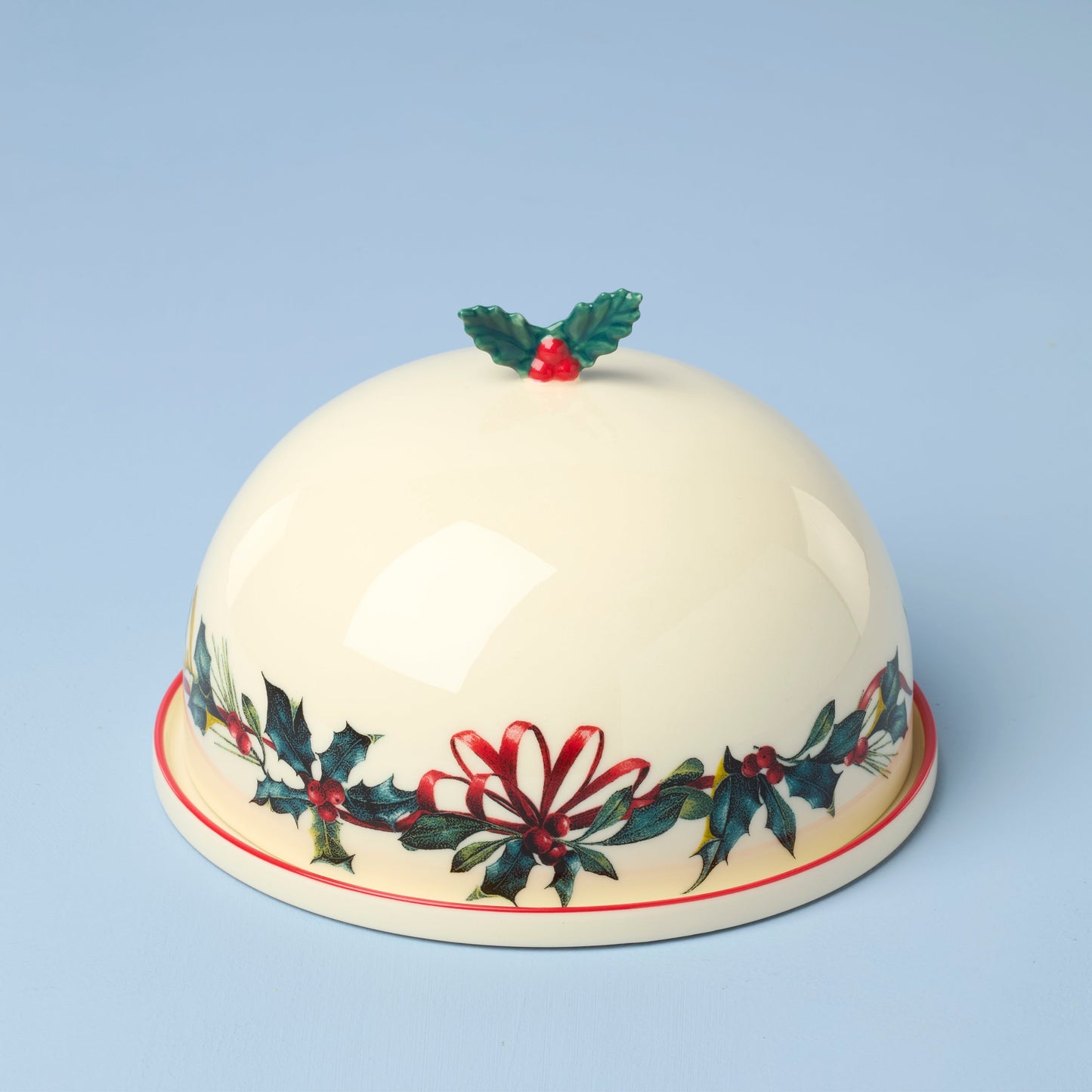 Winter Greetings Small Covered Dish