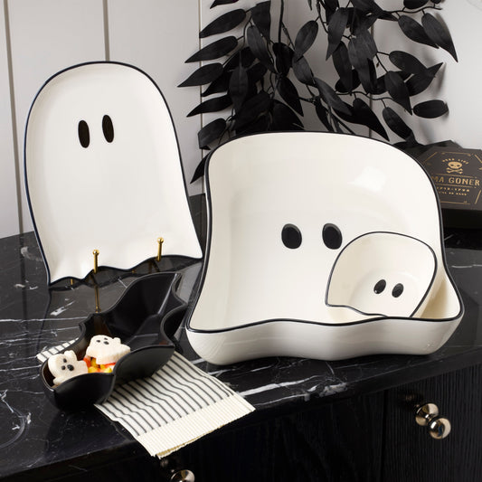 Ghost Accent Plates, Set of 4