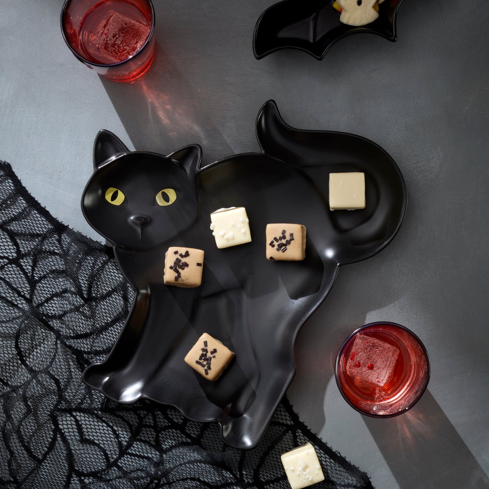 Halloween Cat Hors D'oeurves Tray