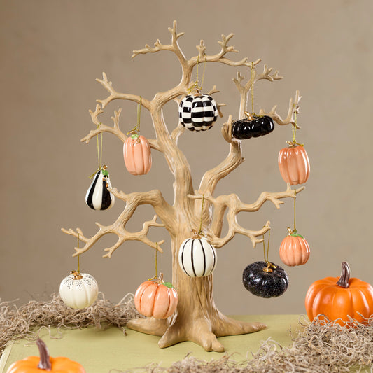 Pumpkin 10-Piece Mini Ornament Set
