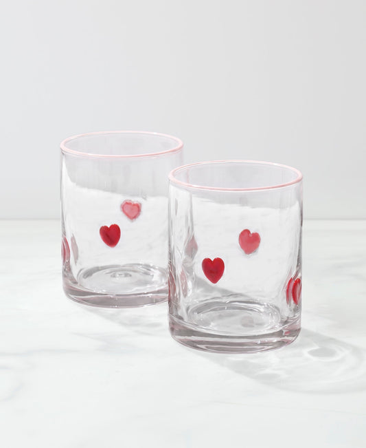 24 Seven Heart Tumbler, Set of 2