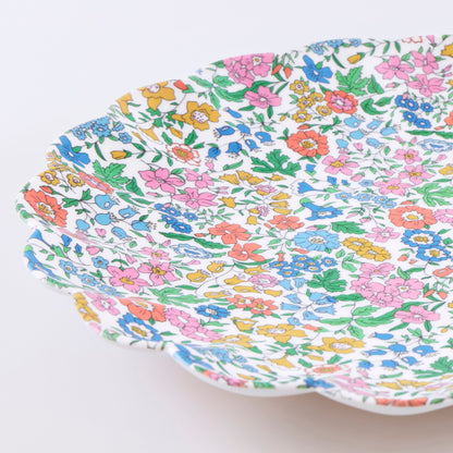 Meri Meri x Liberty Garden Party Large Plates, Set of 6