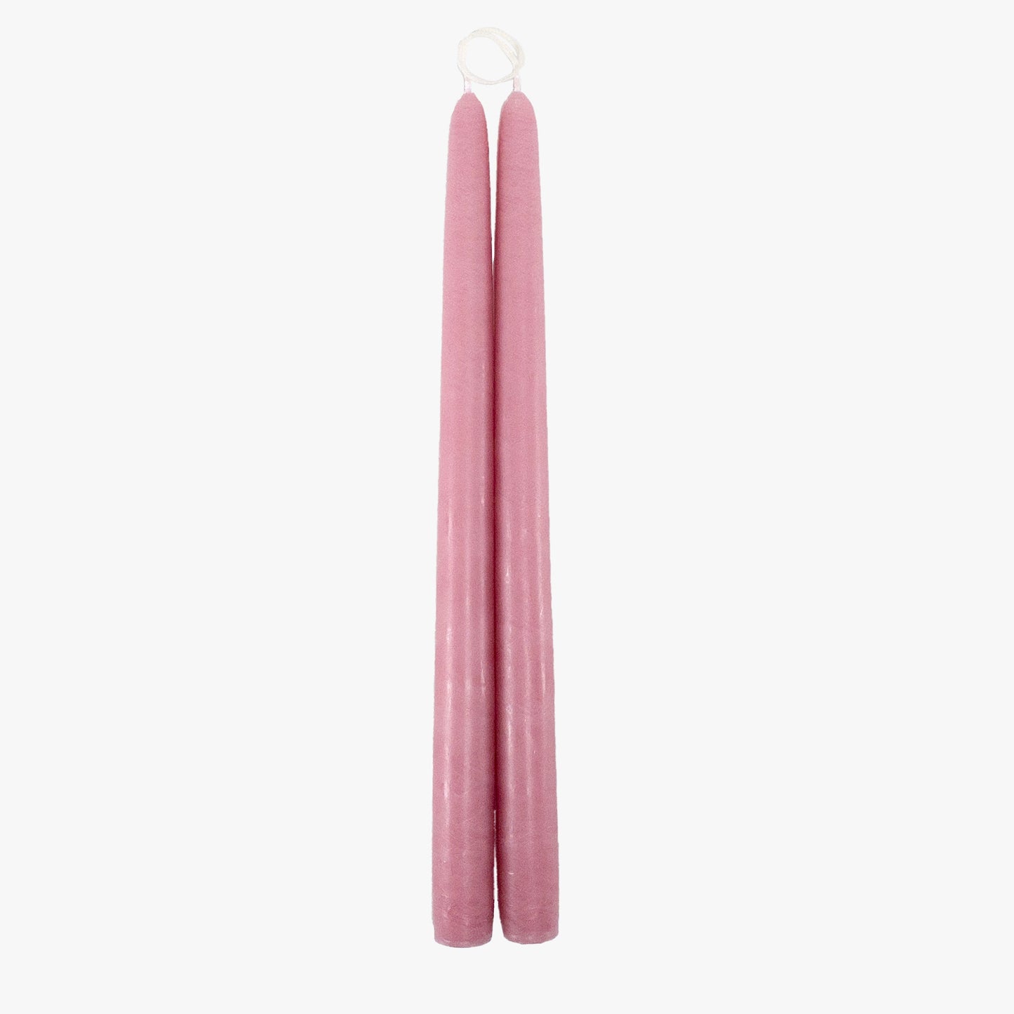 Dripless Vintage Rose 12" Taper Candles, Set of 2