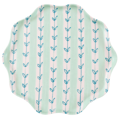 Flora Reusable Large Plates, Set of 6