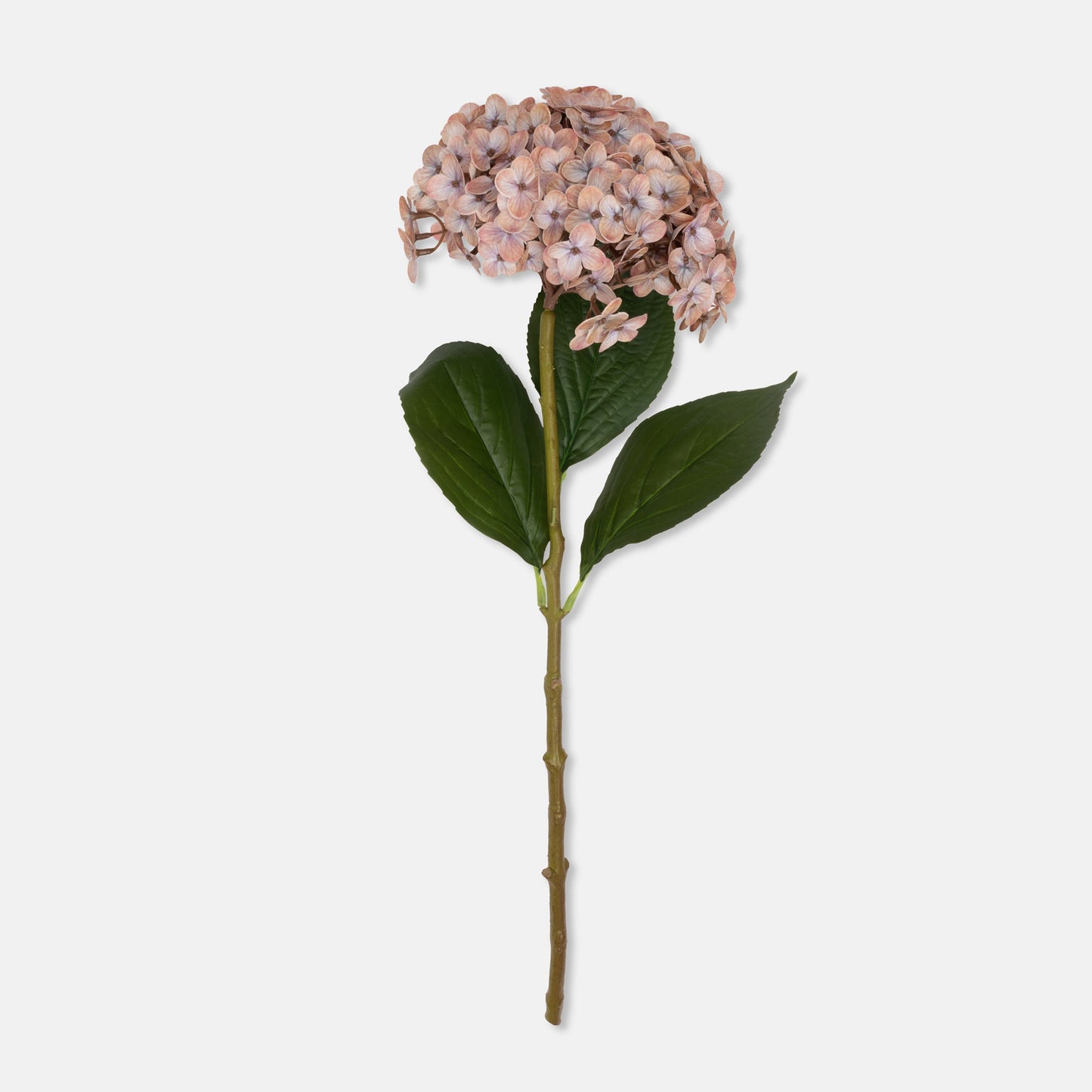 Artificial Real Touch Antique Blush Hydrangea Stem