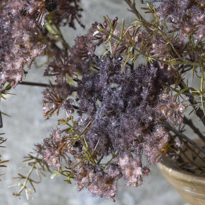 Artificial Purple Queen Anne's Lace Stem