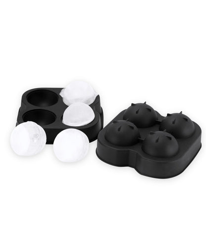 Black Round Silicone XL Ice Mold