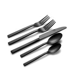 Chefs Table Midnight Matte 20-Piece Flatware Set