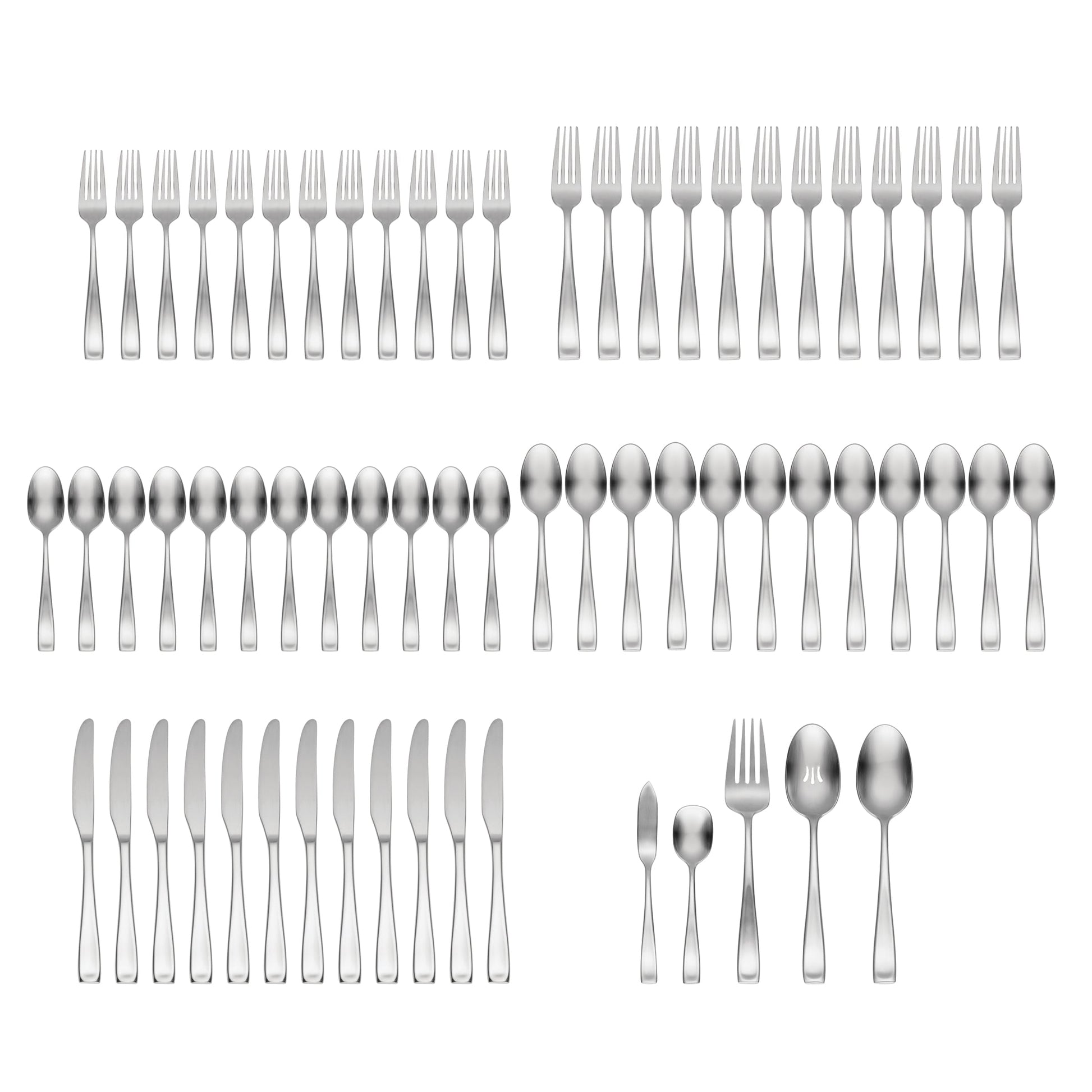 Moda Satin 65-Piece Flatware Set