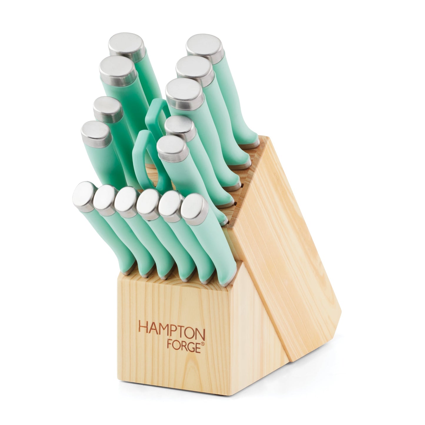 Epicure Pistachio 17-Piece Cutlery Block Set