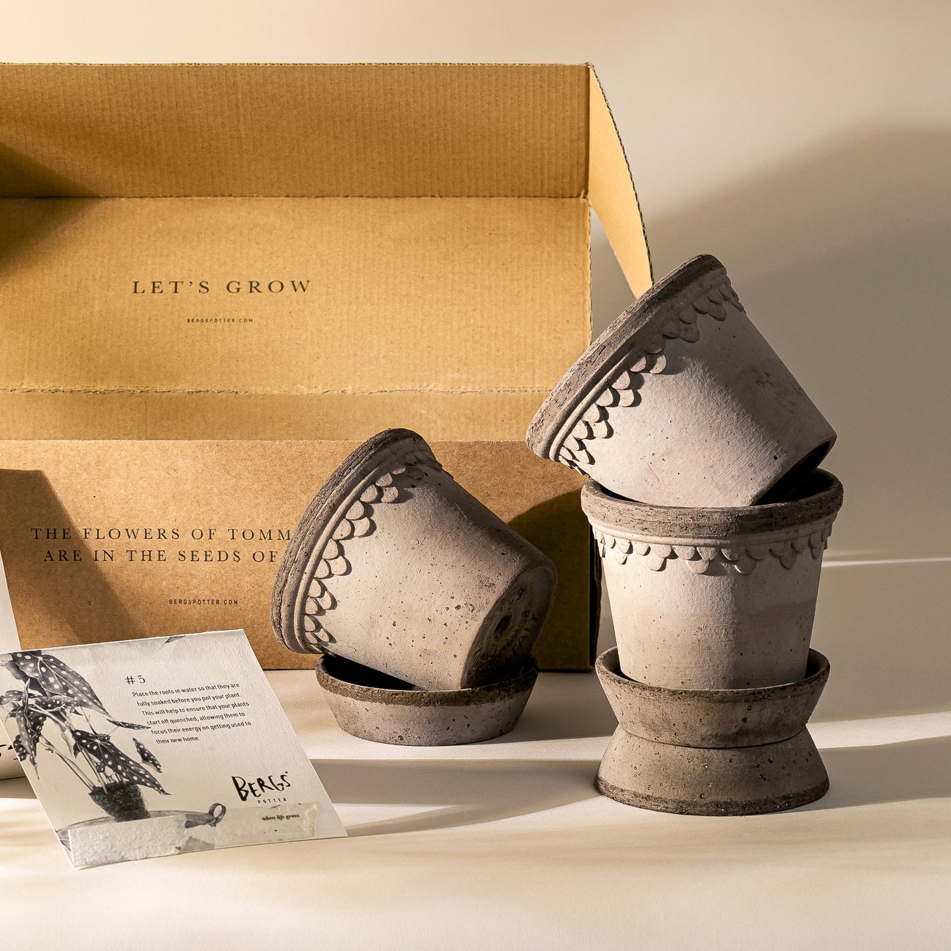 Kobenhavner Grey Pot Set, Set of 3