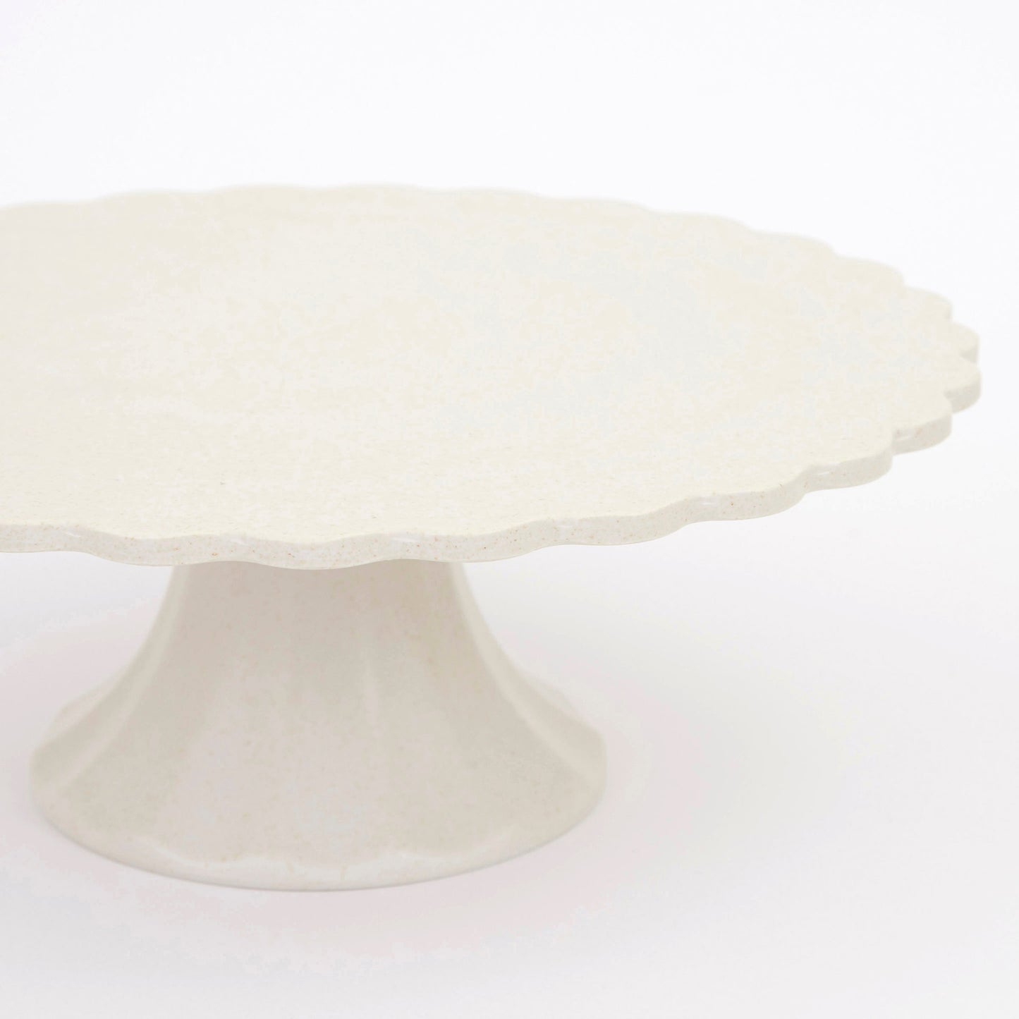 Bamboo Cream Small Cake Stand