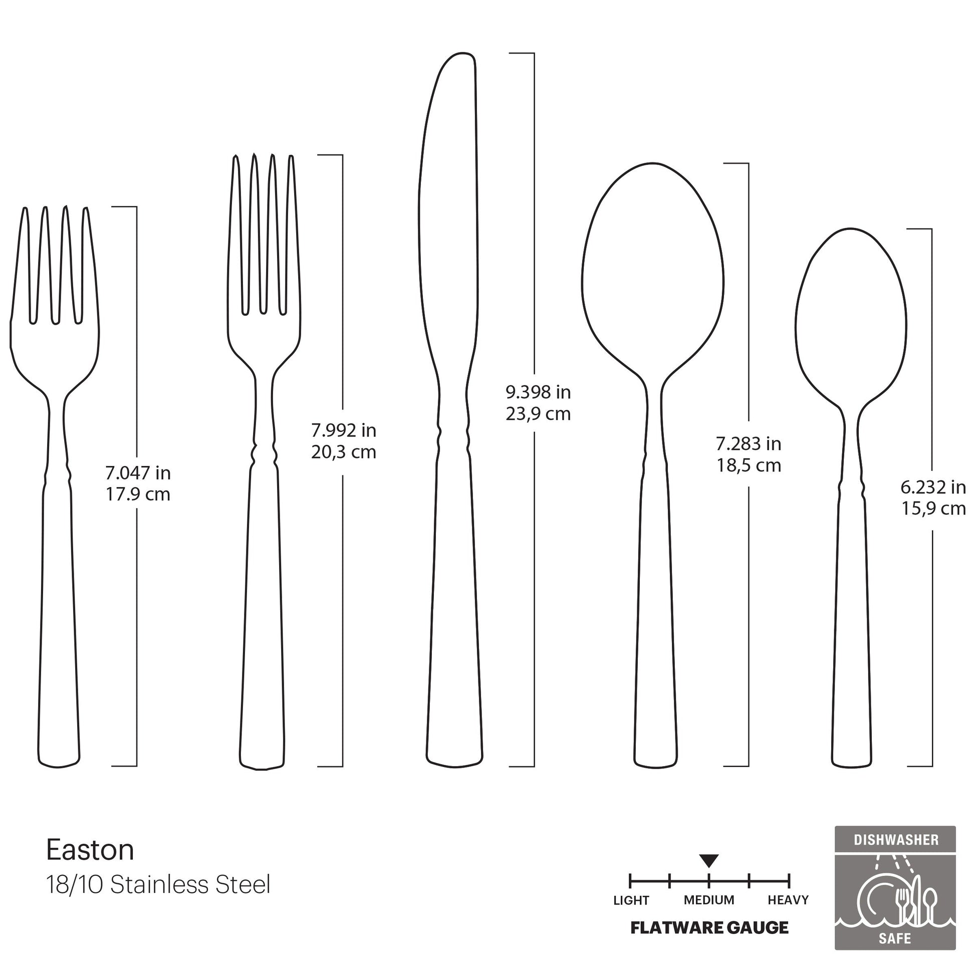Easton 5-Piece Place Setting