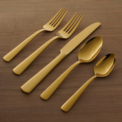 Aptitude Gold 20-Piece Flatware Set