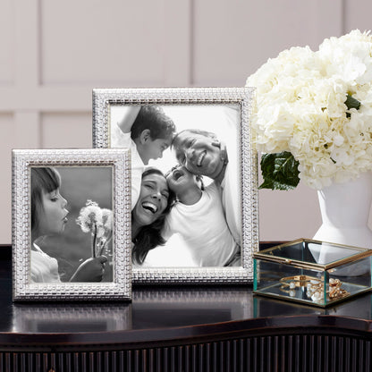 Watchband Silver 5x7 Photo Frame